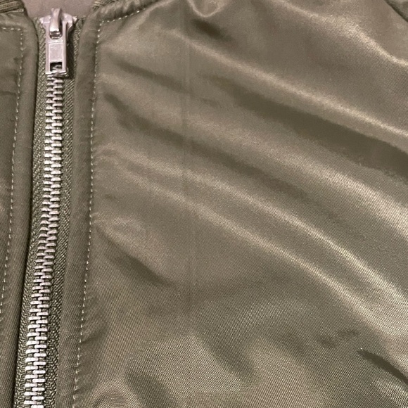 Steve Madden Eva Olive Bomber Jacket Women’s M - Picture 11 of 11